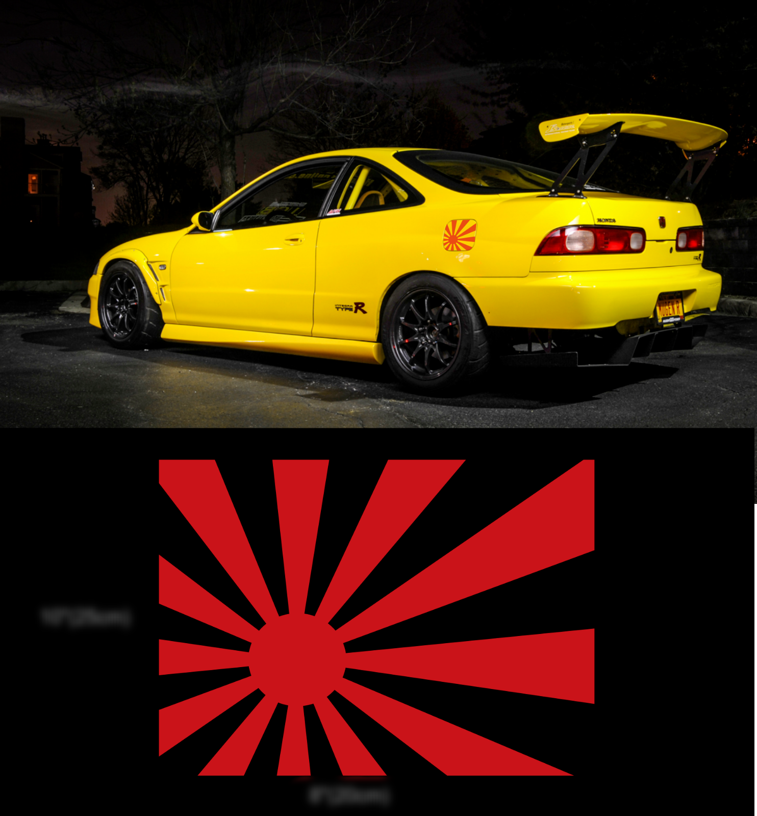 Rising Sun Decal 