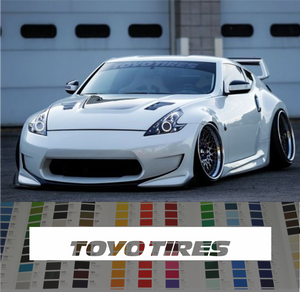 Toyo Tires diacut Banner