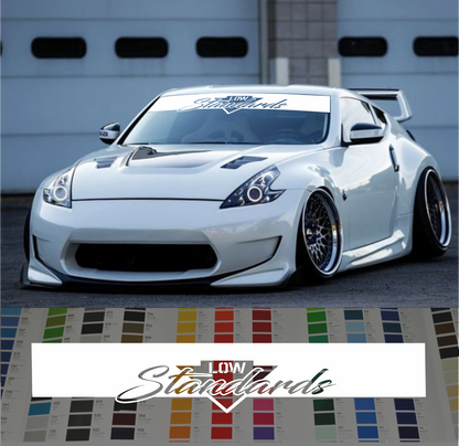 Low Standards diacut Banner