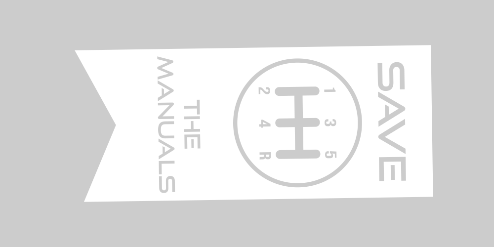 Save The Manuals Decal